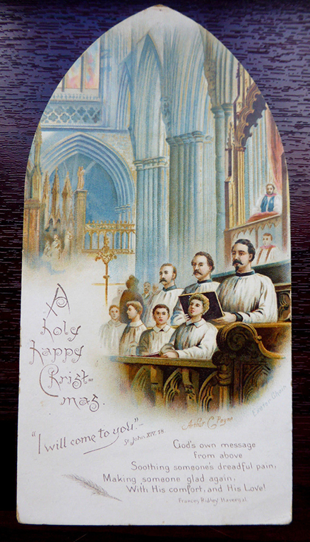 Exeter Cathedral Choir, Christmas Card