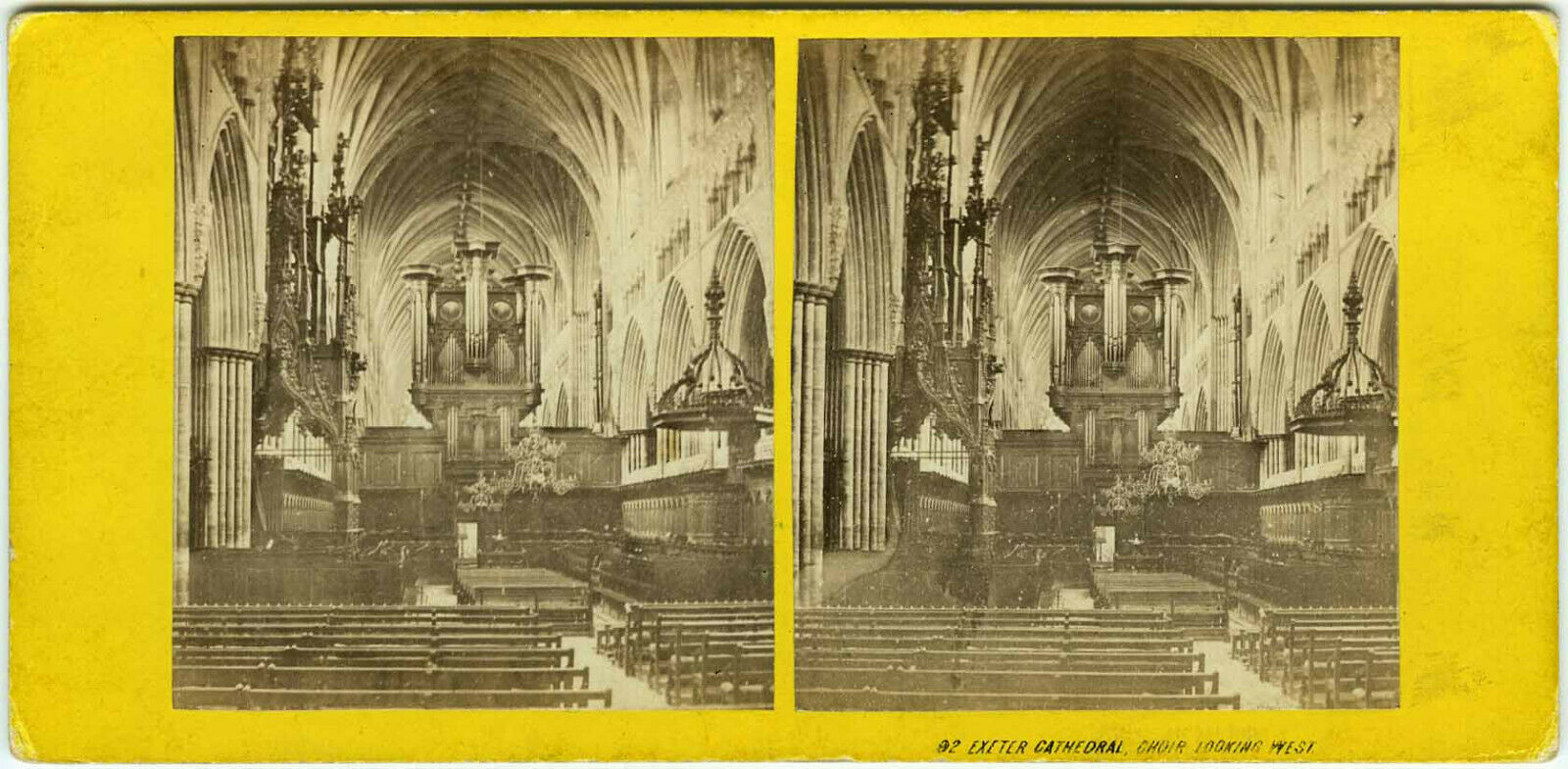 Exeter Cathedral Quire c.1857
