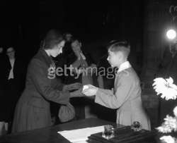 Exeter Cathedral Choir. Princess Elizabeth, 1949