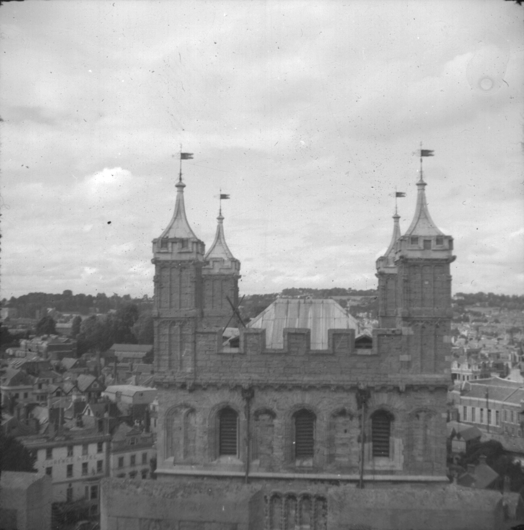 North tower from South tower. August 1941.