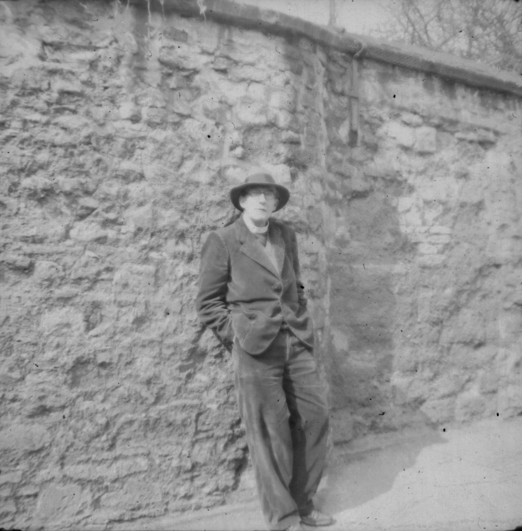 R.W.B.L. in corduroy suit. Exeter 1942.