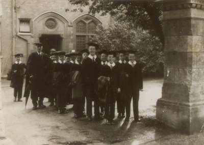 Exeter Cathedral School Chantry Gate c.1953