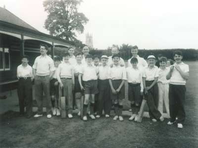 Exeter Cathedral Choir Cricket at Wonford c.1953