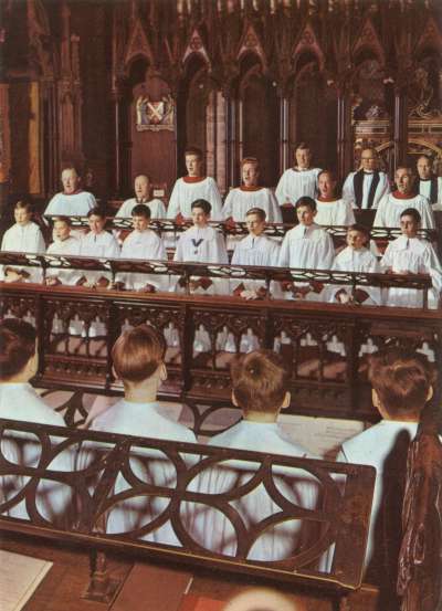 Exeter Cathedral choir 1963