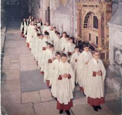 Exeter Cathedral - 1965 processions in south aisle