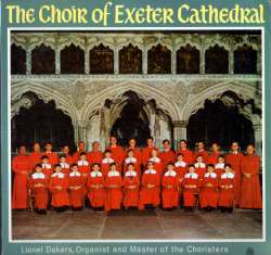Exeter Cathedral - 1969 LP record cover