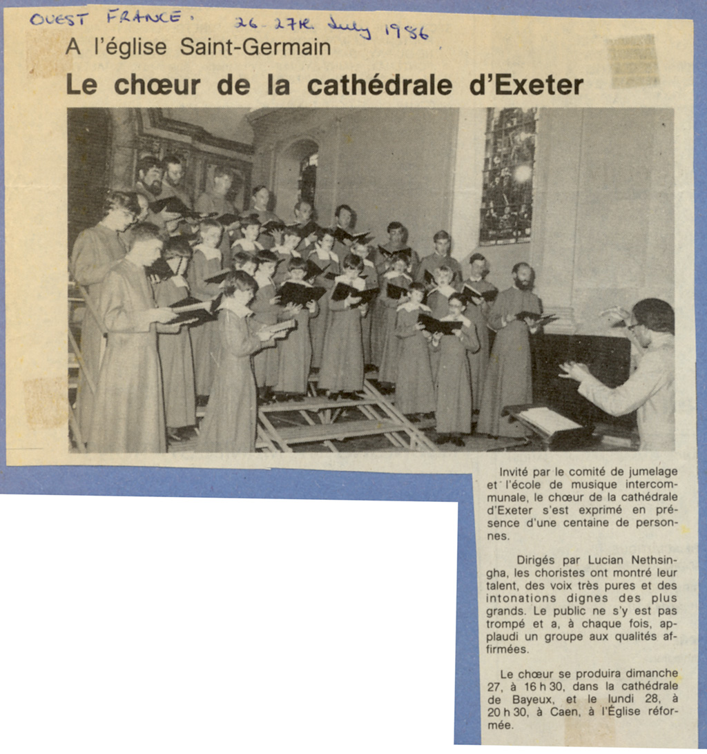 Exeter Cathedral Choir