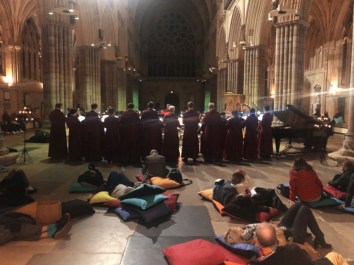 Cushion concert, 2019, Cathedral Choir with London Sinfonietta