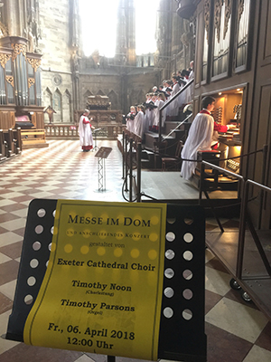 Exeter Cathedral Choir - Bratislava tour