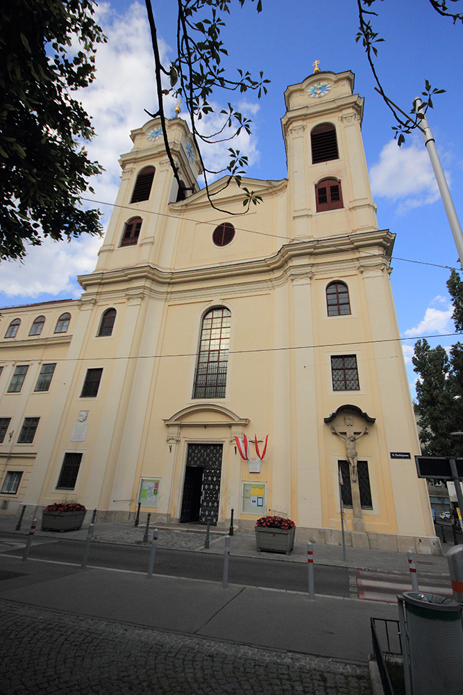 Service and concert, Schubert Church, Vienna