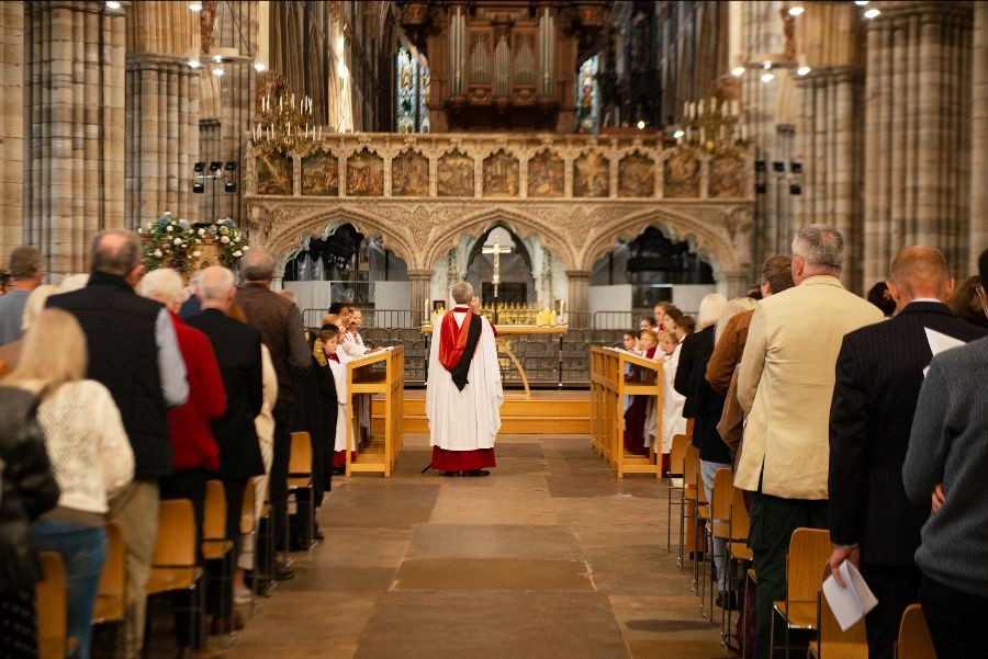 Exeter Cathedral - Wippells service