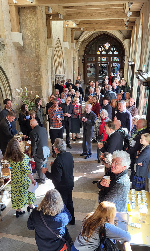 Cream-tea reception Exeter Cathedral Choir Reunion 2025