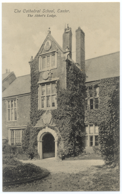 Exeter Cathedral School, 1912. Headmaster's house.