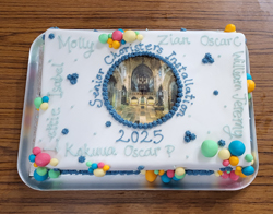 Exeter Cathedral Senior Choristers cake 2025