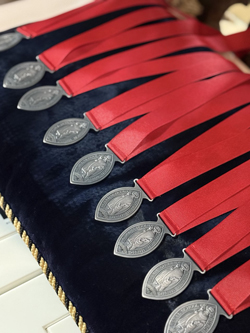 Senior Chorsiter medals, Exeter Cathedral