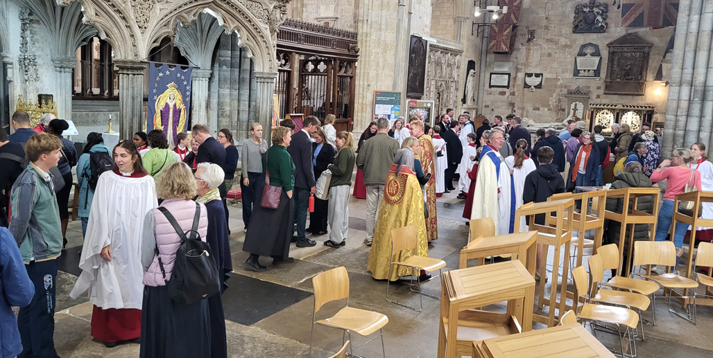 Exeter Cathedral Senior chorister reception 2025