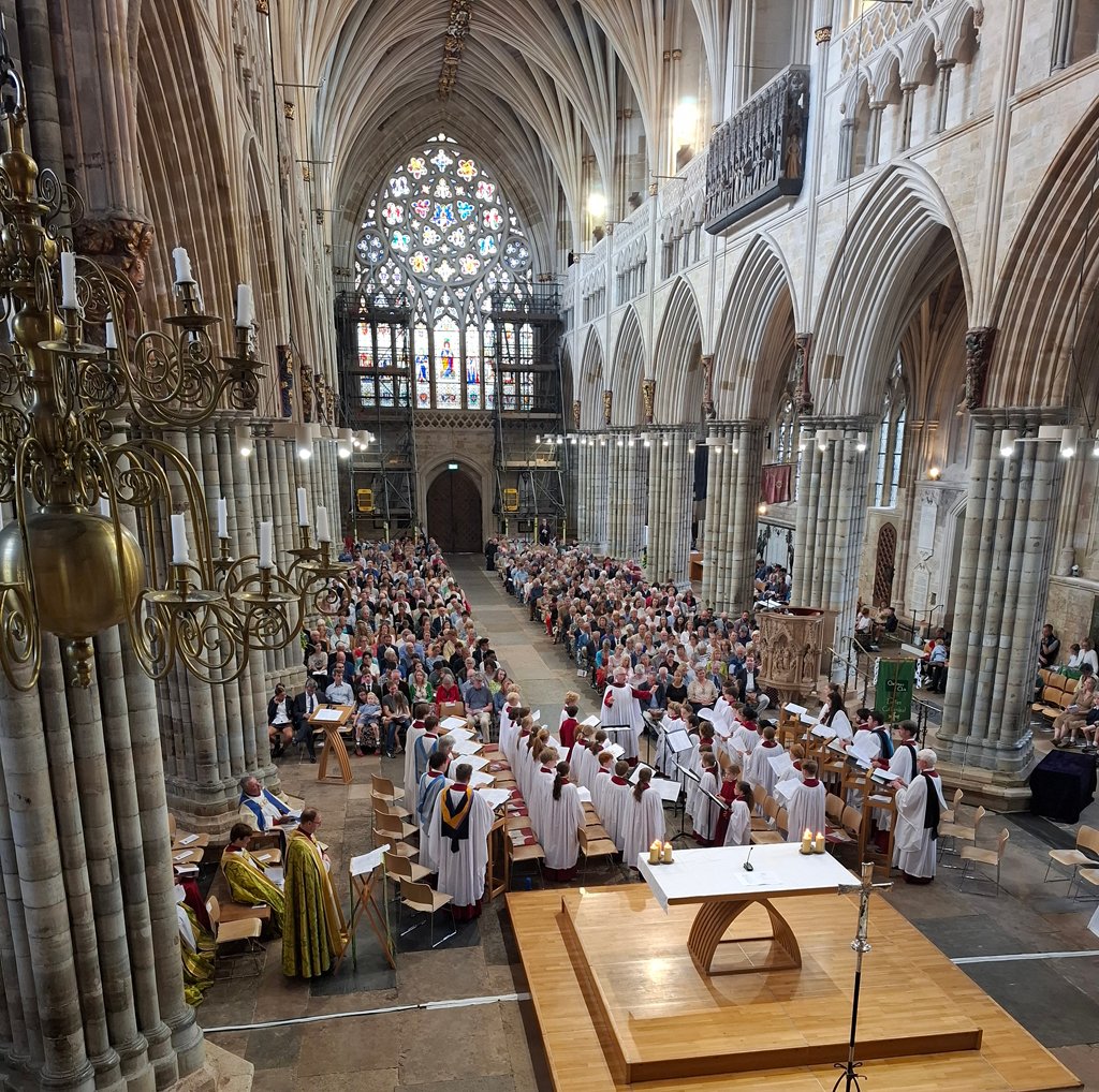 Exeter Cathedral - Thanksgiving service for the Cathedral School