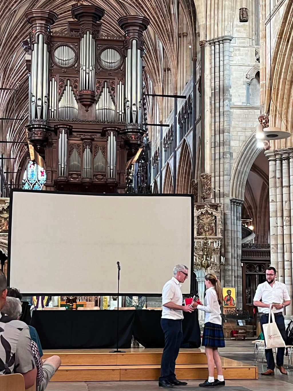 Exeter Cathedral Valedictory - presentations